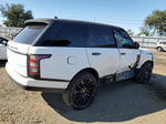 2015 Land Rover Range Rover Supercharged White vin: SALGS2TF9FA241460