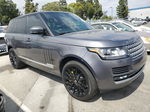 2015 Land Rover Range Rover Supercharged Gray vin: SALGS2TFXFA215952