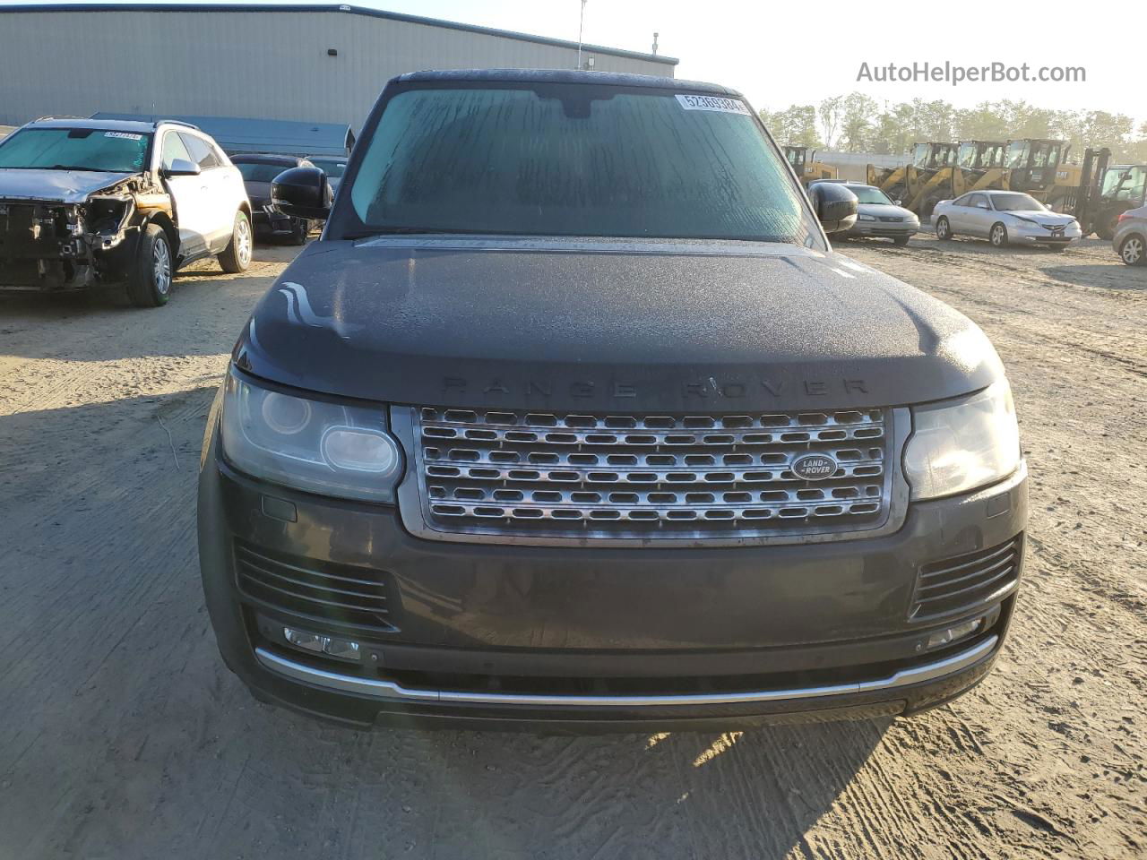 2014 Land Rover Range Rover Hse Gray vin: SALGS2VF0EA129433