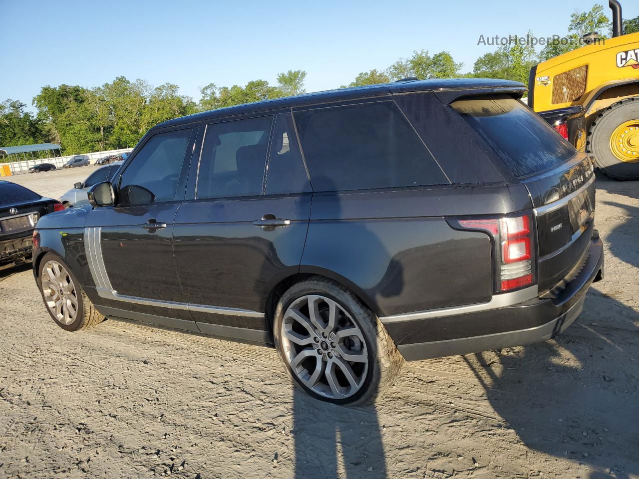 2014 Land Rover Range Rover Hse Gray vin: SALGS2VF0EA129433