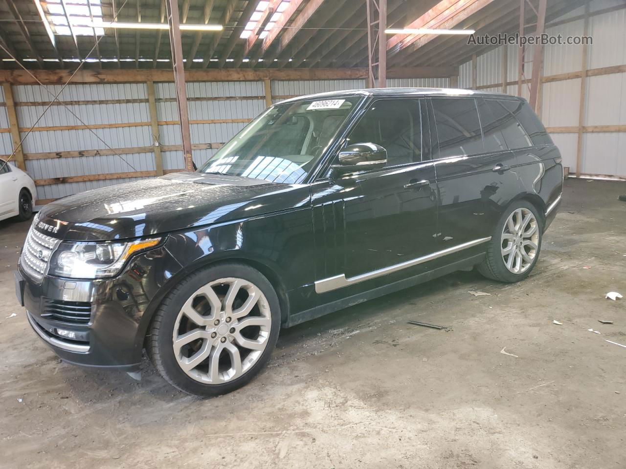 2015 Land Rover Range Rover Hse Черный vin: SALGS2VF0FA237620