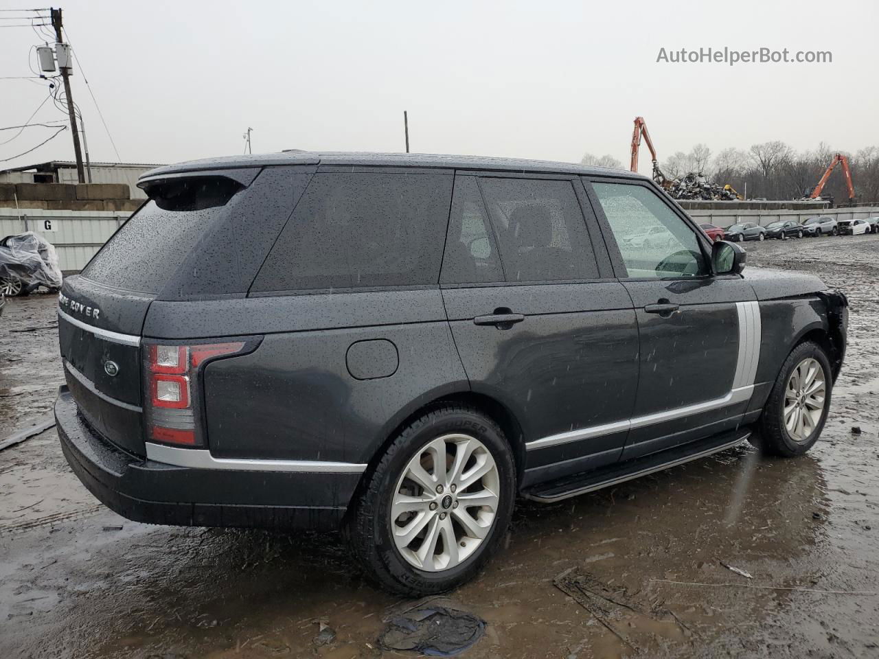 2014 Land Rover Range Rover Hse Black vin: SALGS2VF2EA124993