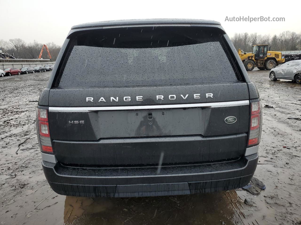 2014 Land Rover Range Rover Hse Черный vin: SALGS2VF2EA124993