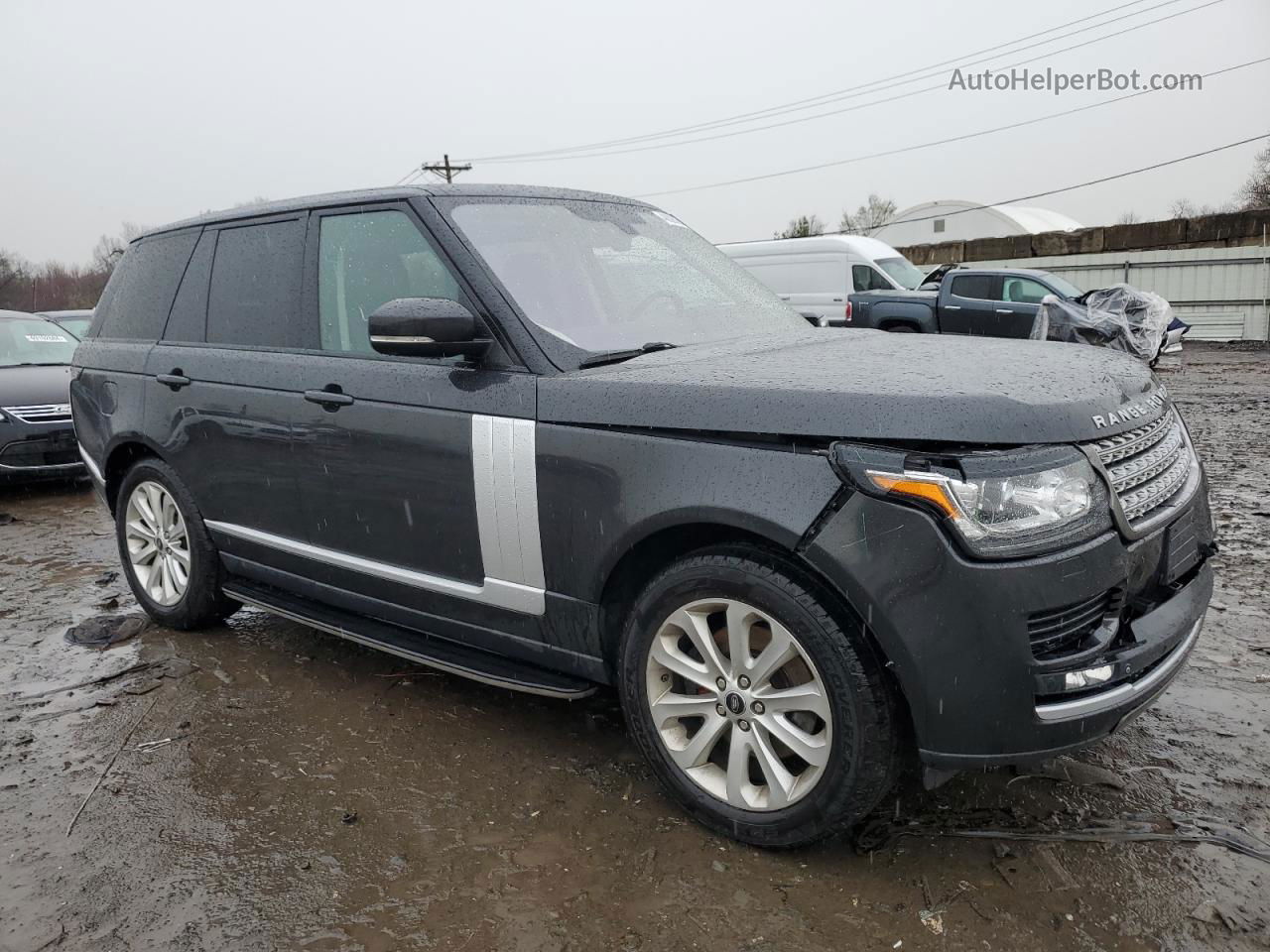 2014 Land Rover Range Rover Hse Черный vin: SALGS2VF2EA124993