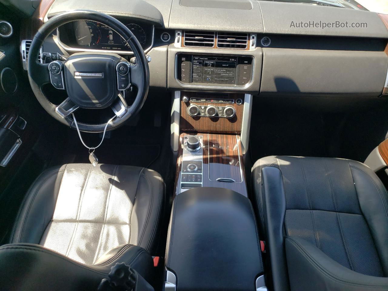 2015 Land Rover Range Rover Hse Черный vin: SALGS2VF3FA234999