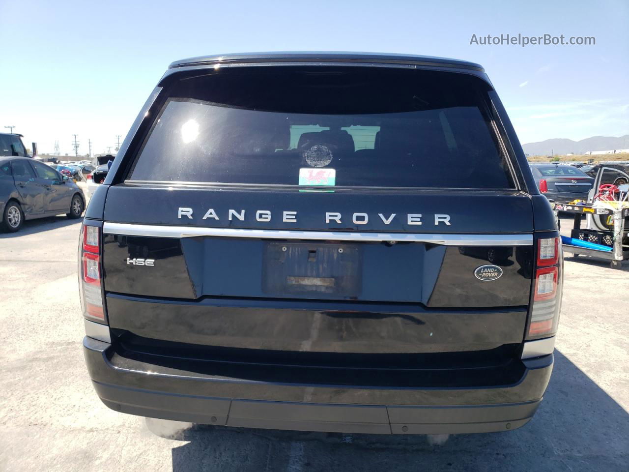 2015 Land Rover Range Rover Hse Black vin: SALGS2VF3FA234999