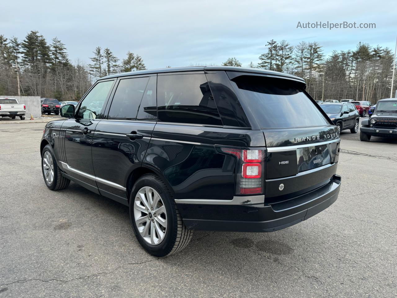 2014 Land Rover Range Rover Hse Black vin: SALGS2VF5EA127421