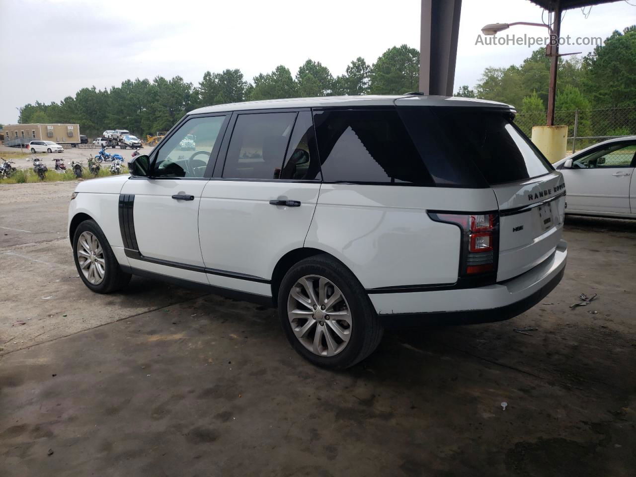 2015 Land Rover Range Rover Hse White vin: SALGS2VF5FA199821