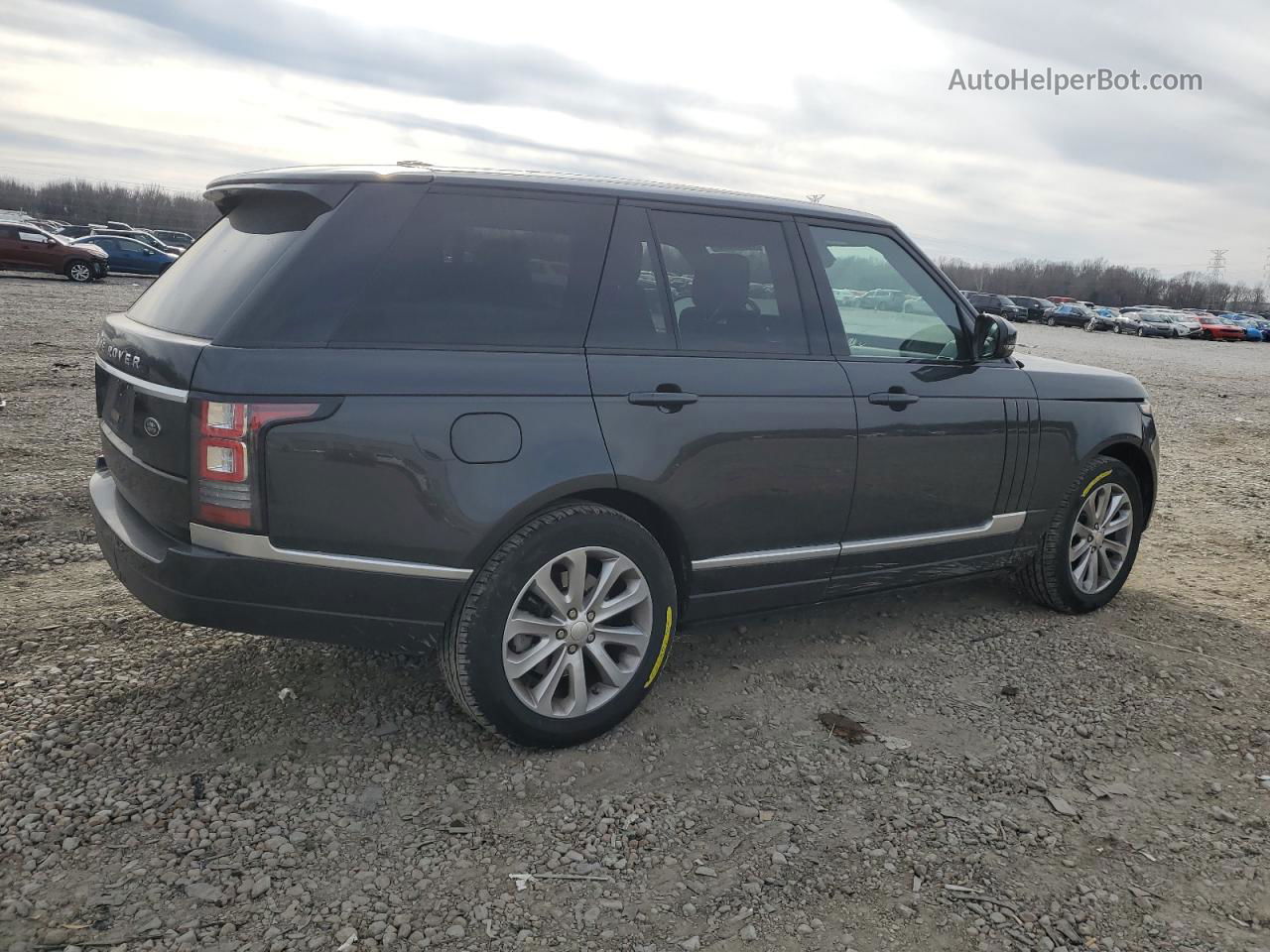 2015 Land Rover Range Rover Hse Черный vin: SALGS2VF6FA206890