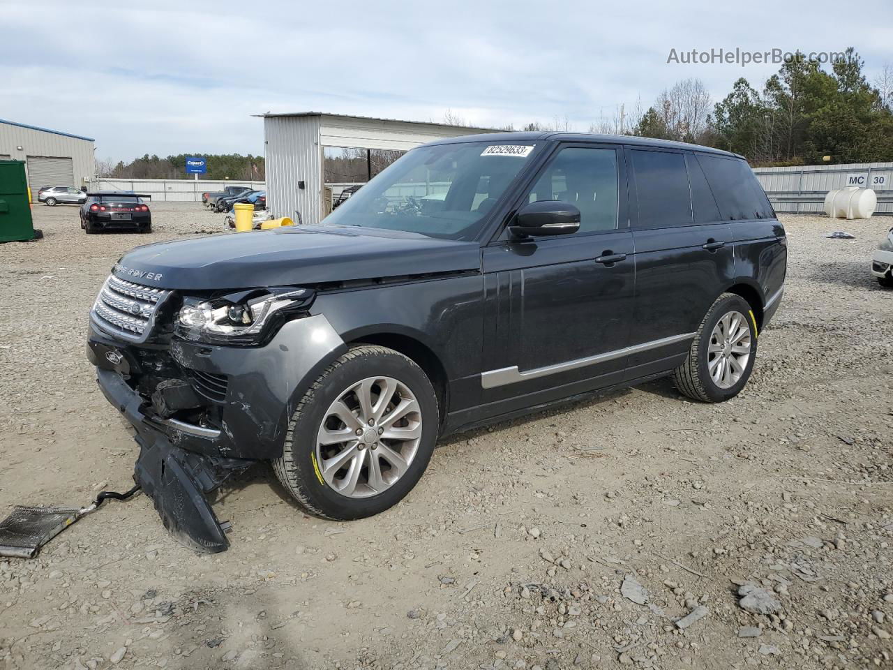 2015 Land Rover Range Rover Hse Черный vin: SALGS2VF6FA206890