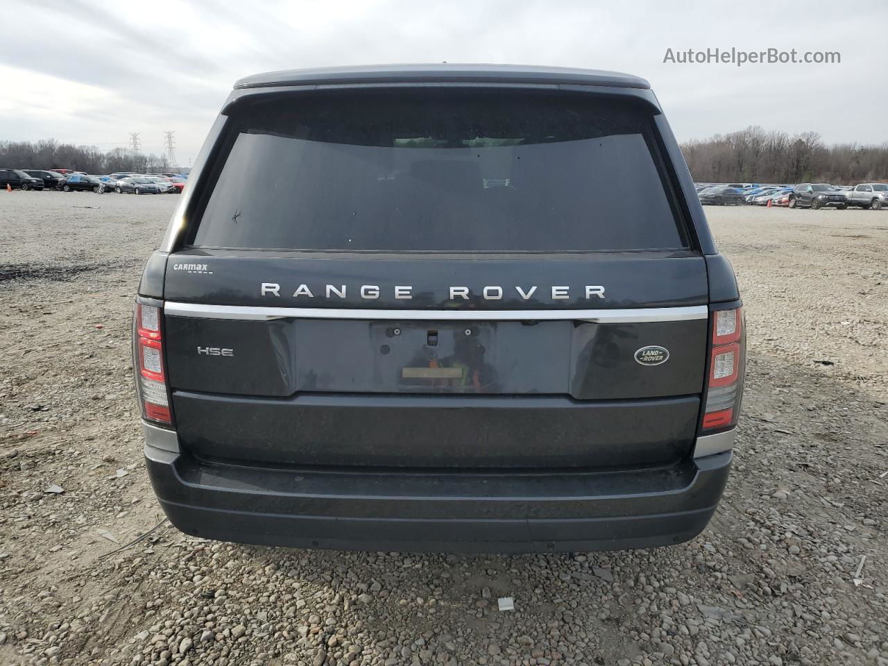 2015 Land Rover Range Rover Hse Черный vin: SALGS2VF6FA206890