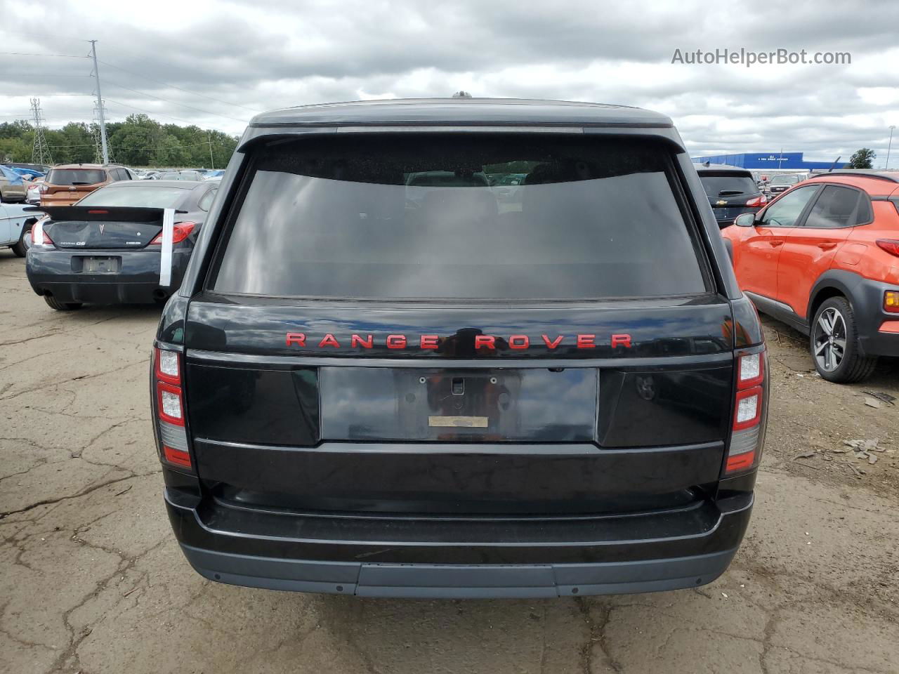 2014 Land Rover Range Rover Hse Black vin: SALGS2VF9EA127552