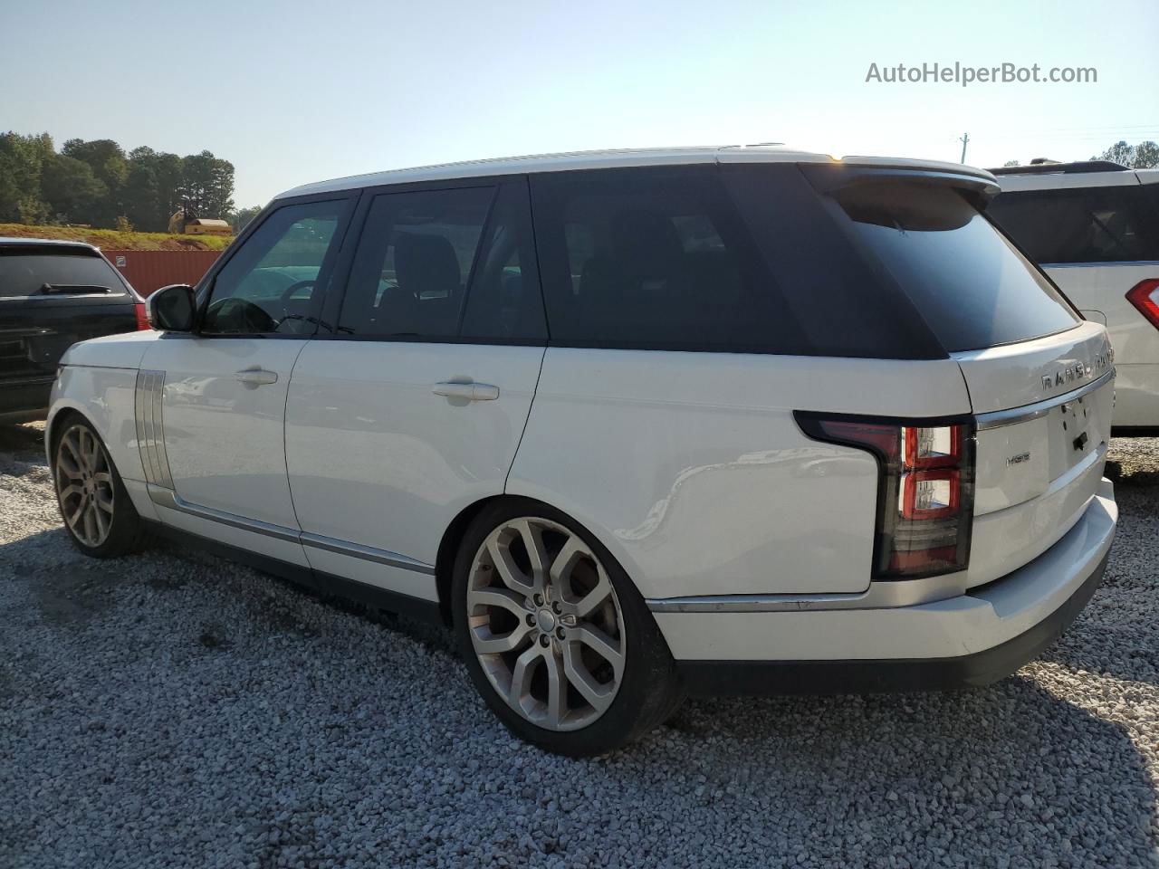 2015 Land Rover Range Rover Hse White vin: SALGS2VF9FA233873