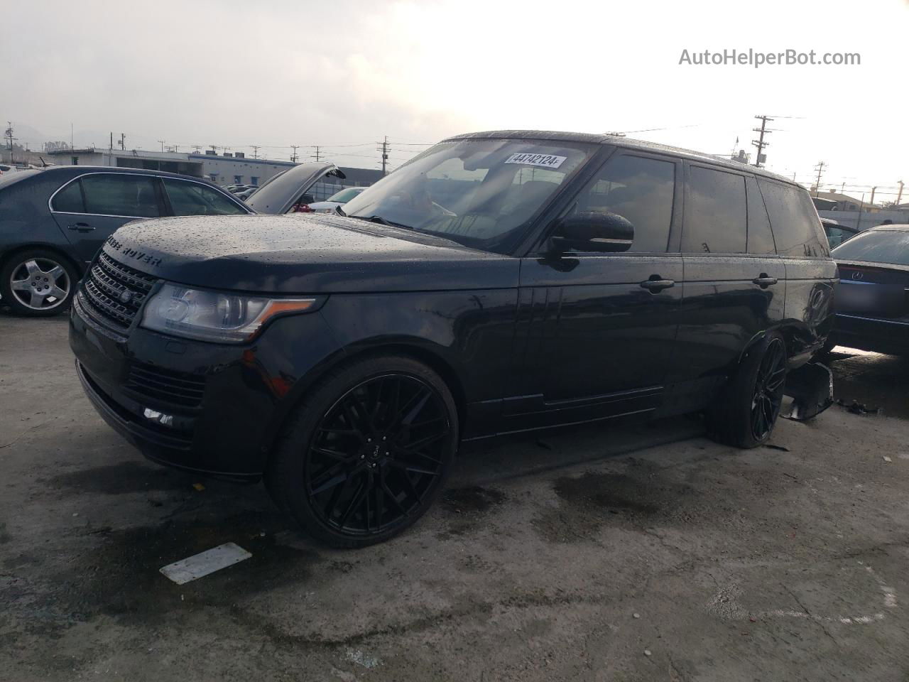 2014 Land Rover Range Rover Hse Black vin: SALGS2VFXEA127320