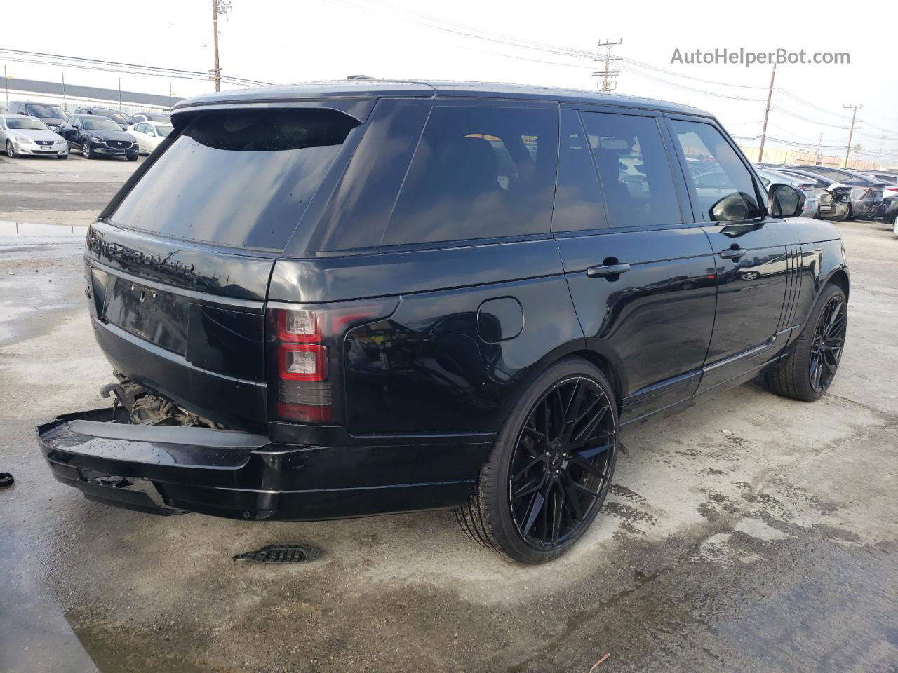 2014 Land Rover Range Rover Hse Black vin: SALGS2VFXEA127320