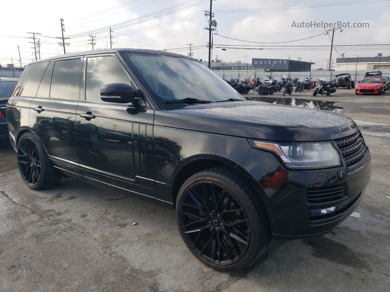 2014 Land Rover Range Rover Hse Black vin: SALGS2VFXEA127320