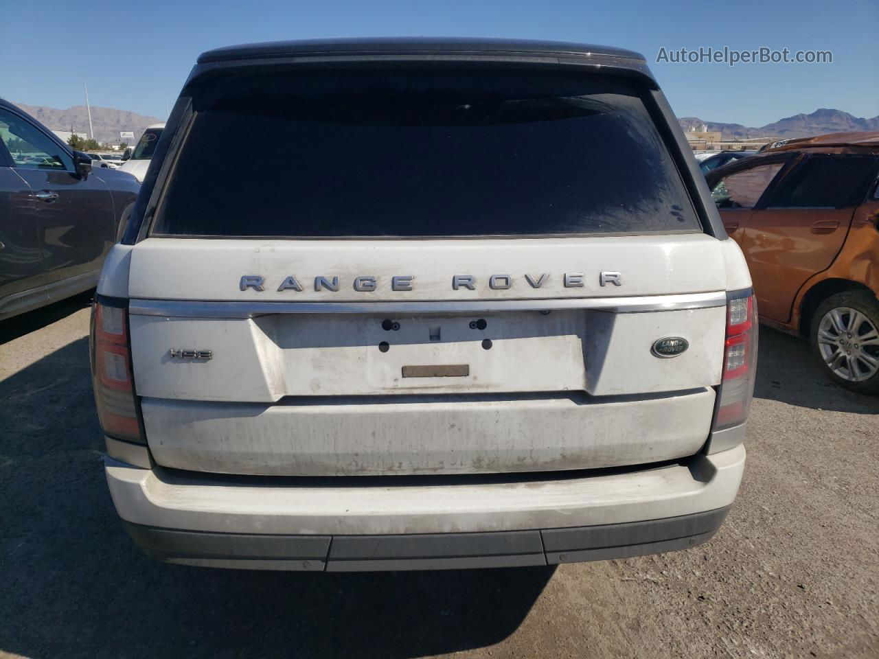 2015 Land Rover Range Rover Hse Белый vin: SALGS2VFXFA224051