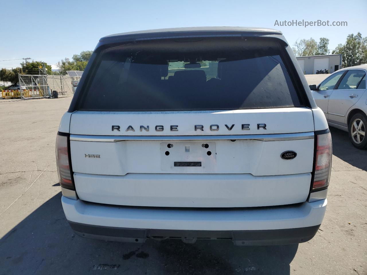 2014 Land Rover Range Rover Hse Белый vin: SALGS2WF0EA151916
