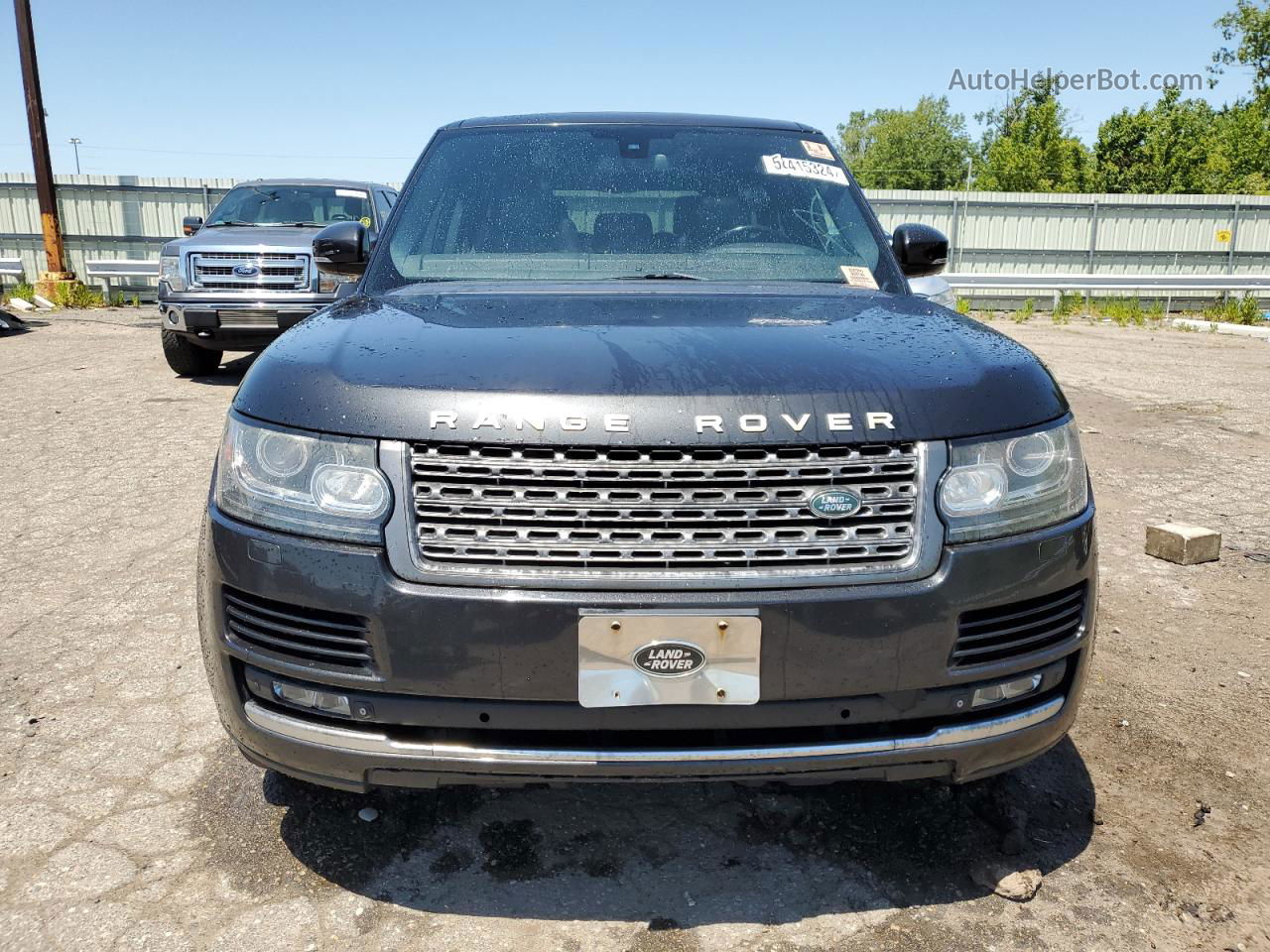 2014 Land Rover Range Rover Hse Черный vin: SALGS2WF0EA170451