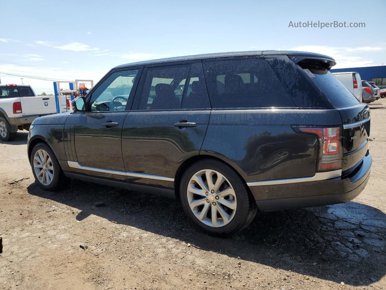 2014 Land Rover Range Rover Hse Black vin: SALGS2WF0EA170451