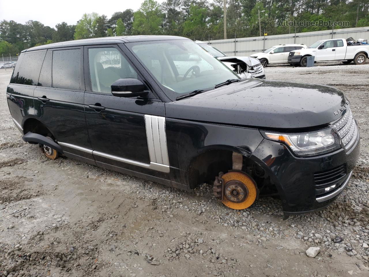 2014 Land Rover Range Rover Hse Black vin: SALGS2WF3EA187678