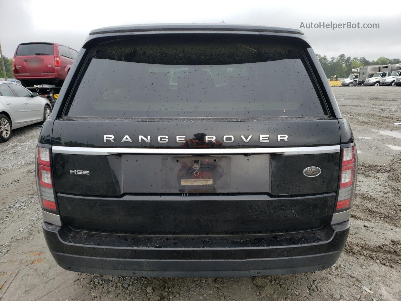 2014 Land Rover Range Rover Hse Black vin: SALGS2WF3EA187678