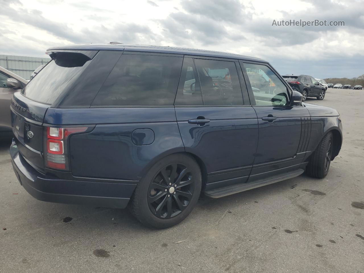 2014 Land Rover Range Rover Hse Blue vin: SALGS2WF4EA135296