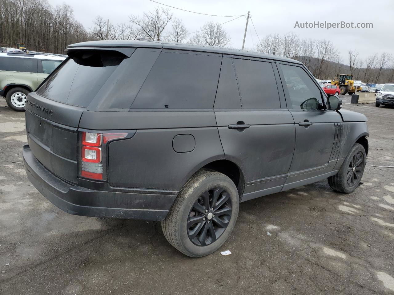 2014 Land Rover Range Rover Hse Black vin: SALGS2WF5EA195071