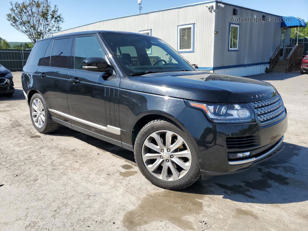 2014 Land Rover Range Rover Hse Black vin: SALGS2WF7EA139956