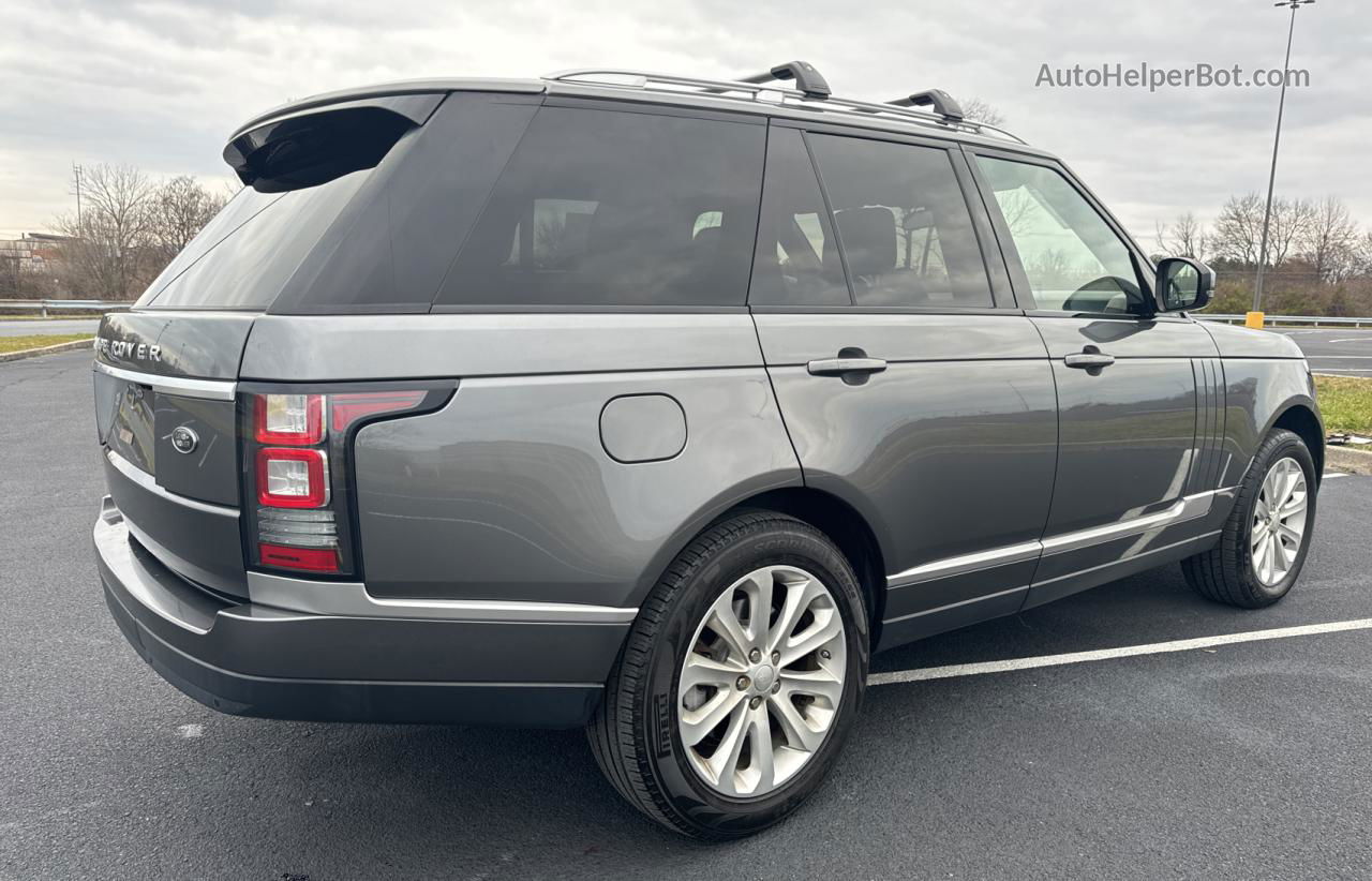 2014 Land Rover Range Rover Hse Gray vin: SALGS2WF8EA179964