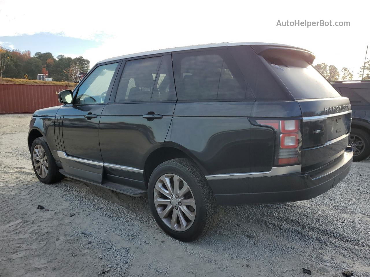 2014 Land Rover Range Rover Hse Gray vin: SALGS2WFXEA135724