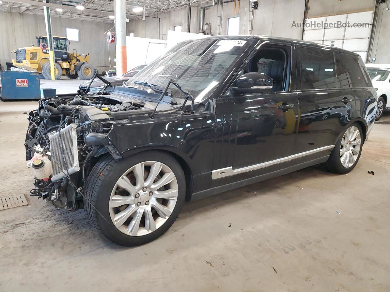 2014 Land Rover Range Rover Supercharged Black vin: SALGS3TF2EA165584
