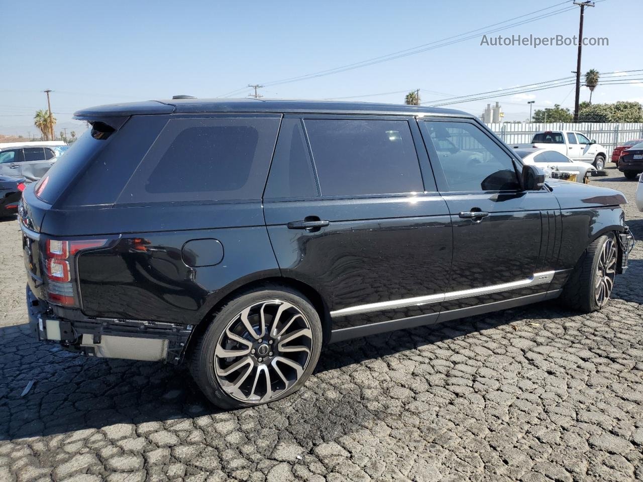 2014 Land Rover Range Rover Supercharged Black vin: SALGS3TF3EA171216