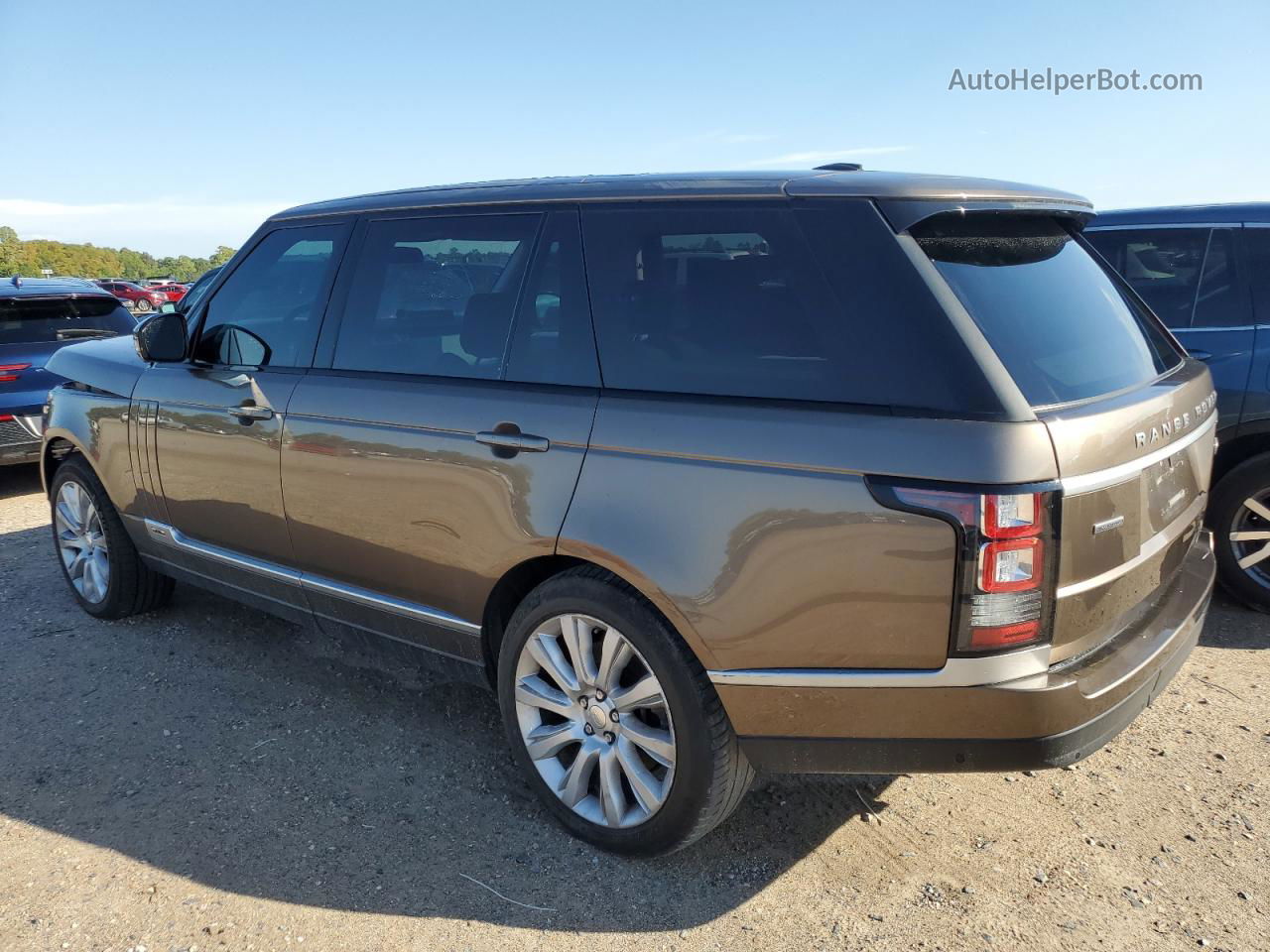 2014 Land Rover Range Rover Supercharged Tan vin: SALGS3TF4EA176490