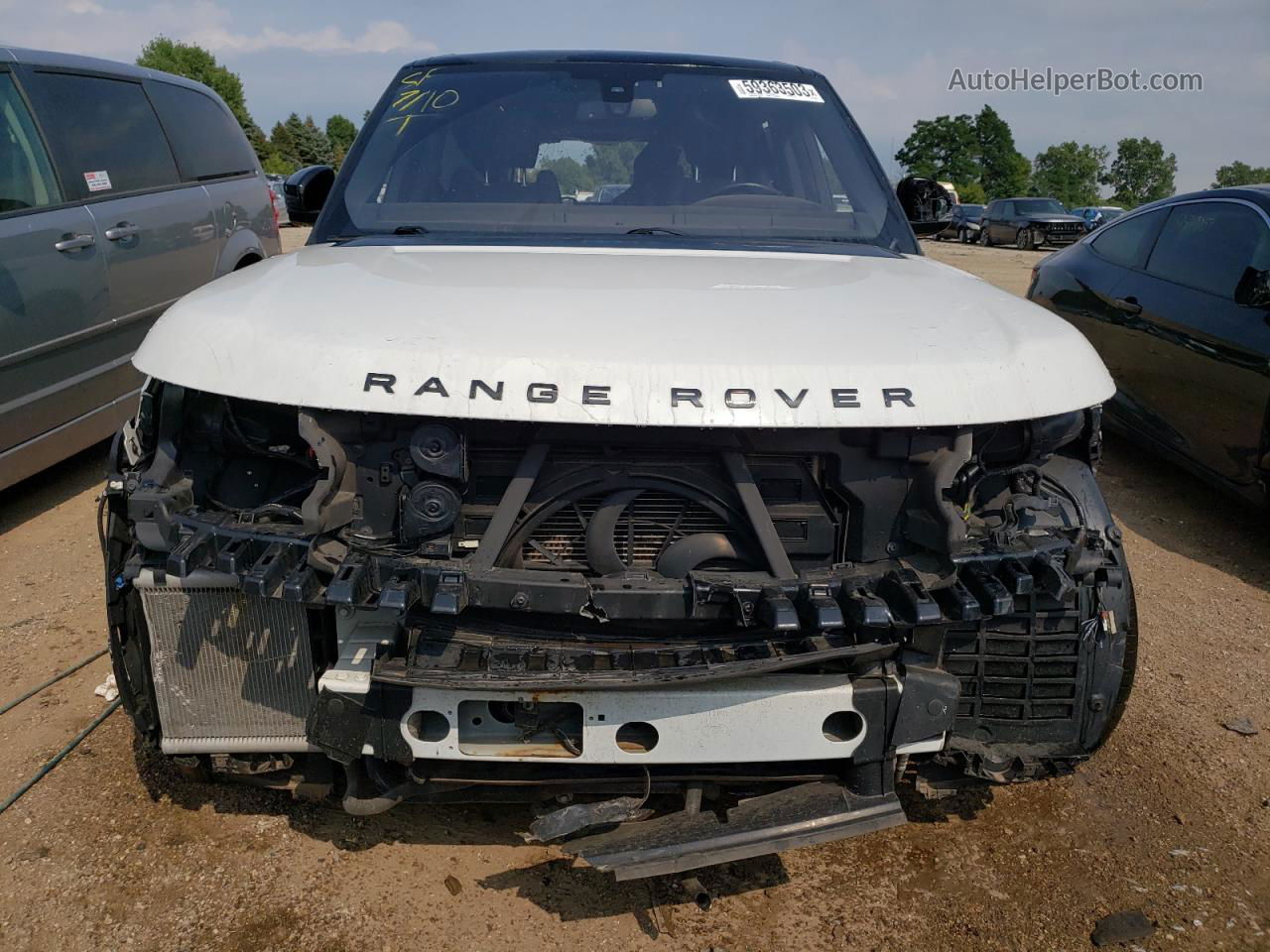 2015 Land Rover Range Rover Supercharged Белый vin: SALGS3TF4FA204824