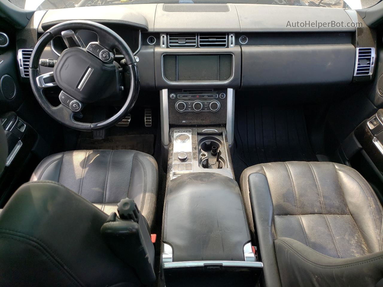 2015 Land Rover Range Rover Supercharged Белый vin: SALGS3TF4FA204824