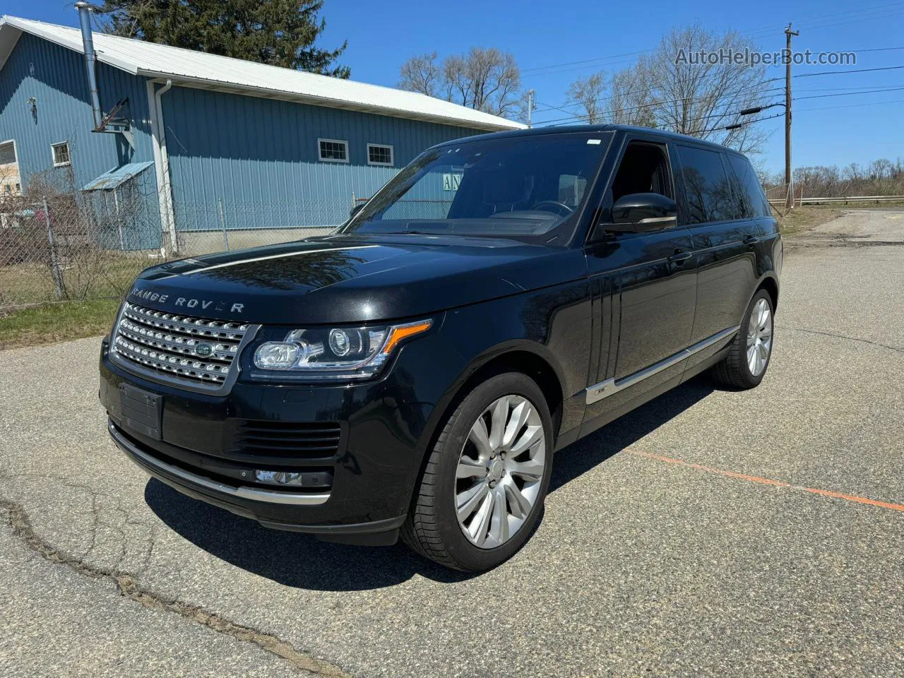 2015 Land Rover Range Rover Supercharged Black vin: SALGS3TF8FA221111