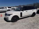 2015 Land Rover Range Rover Supercharged White vin: SALGS3TFXFA218596
