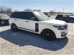 2015 Land Rover Range Rover Supercharged White vin: SALGS3TFXFA218596