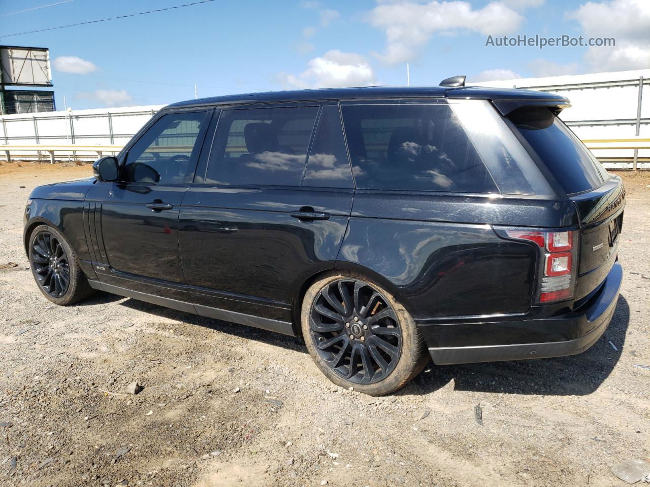 2017 Land Rover Range Rover Supercharged Black vin: SALGS5FE1HA327286