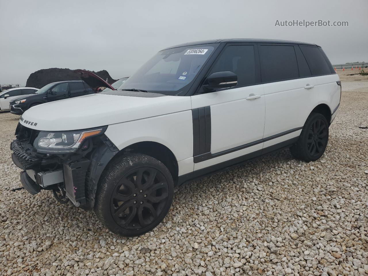 2017 Land Rover Range Rover Supercharged Белый vin: SALGS5FE3HA359074