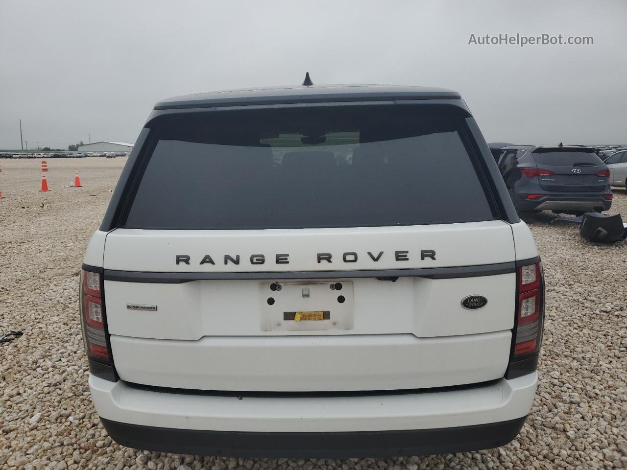 2017 Land Rover Range Rover Supercharged Белый vin: SALGS5FE3HA359074