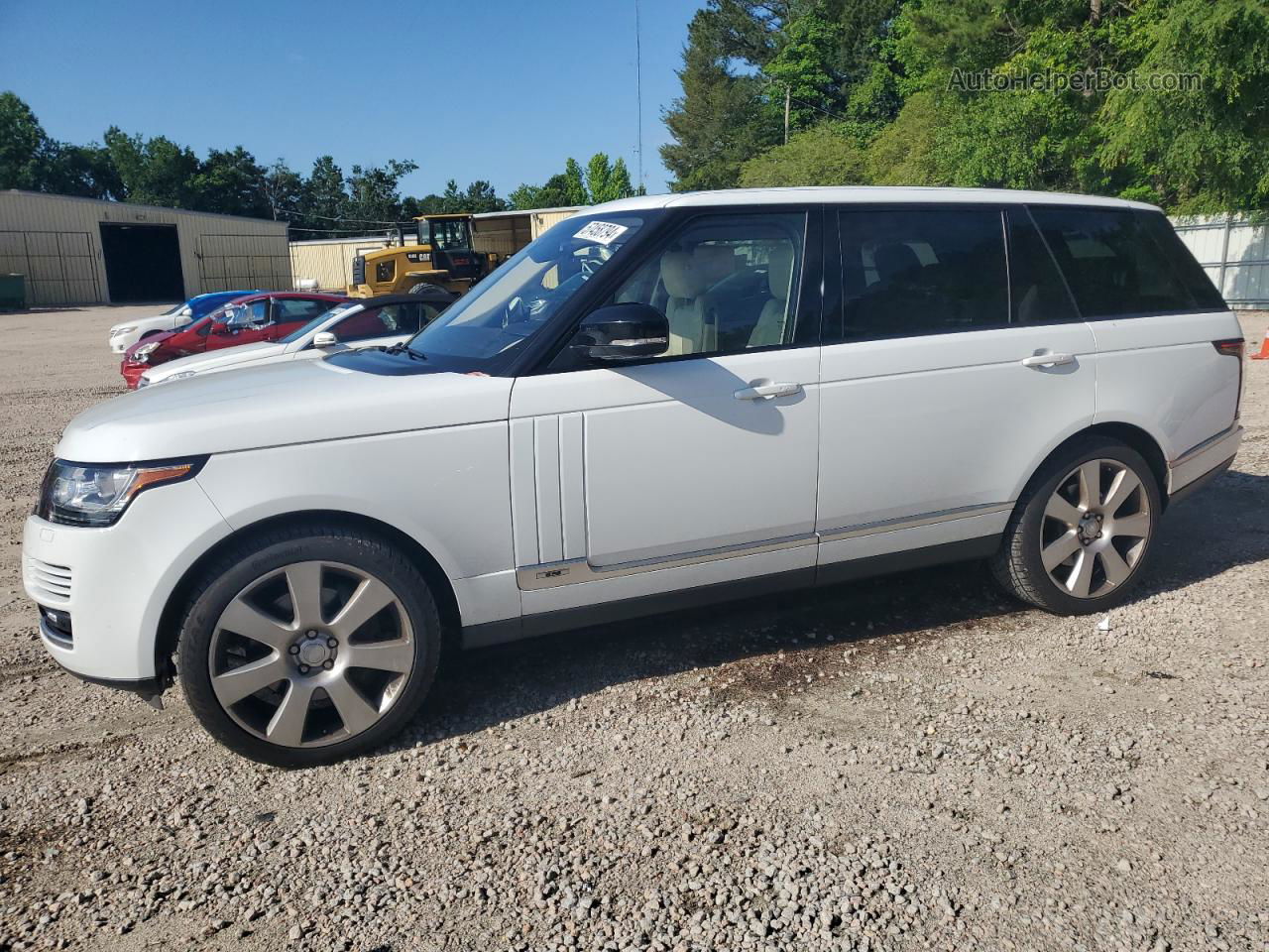 2017 Land Rover Range Rover Supercharged White vin: SALGS5FE6HA338591