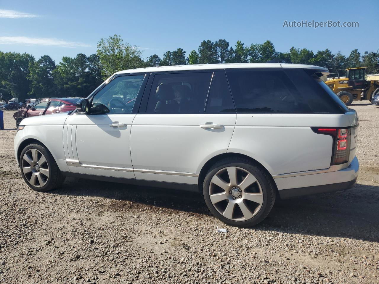 2017 Land Rover Range Rover Supercharged White vin: SALGS5FE6HA338591