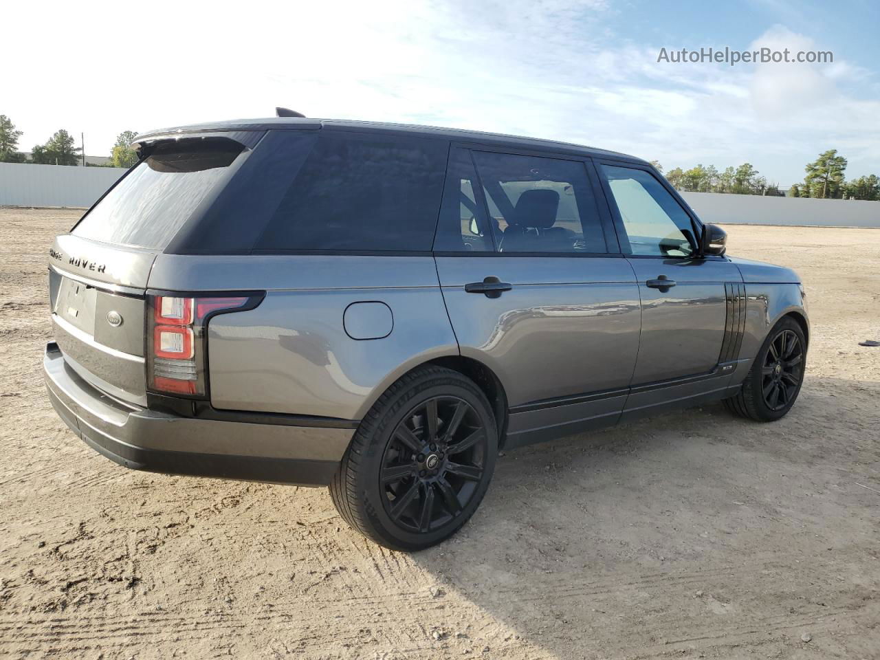 2017 Land Rover Range Rover Supercharged Gray vin: SALGS5FE8HA342304