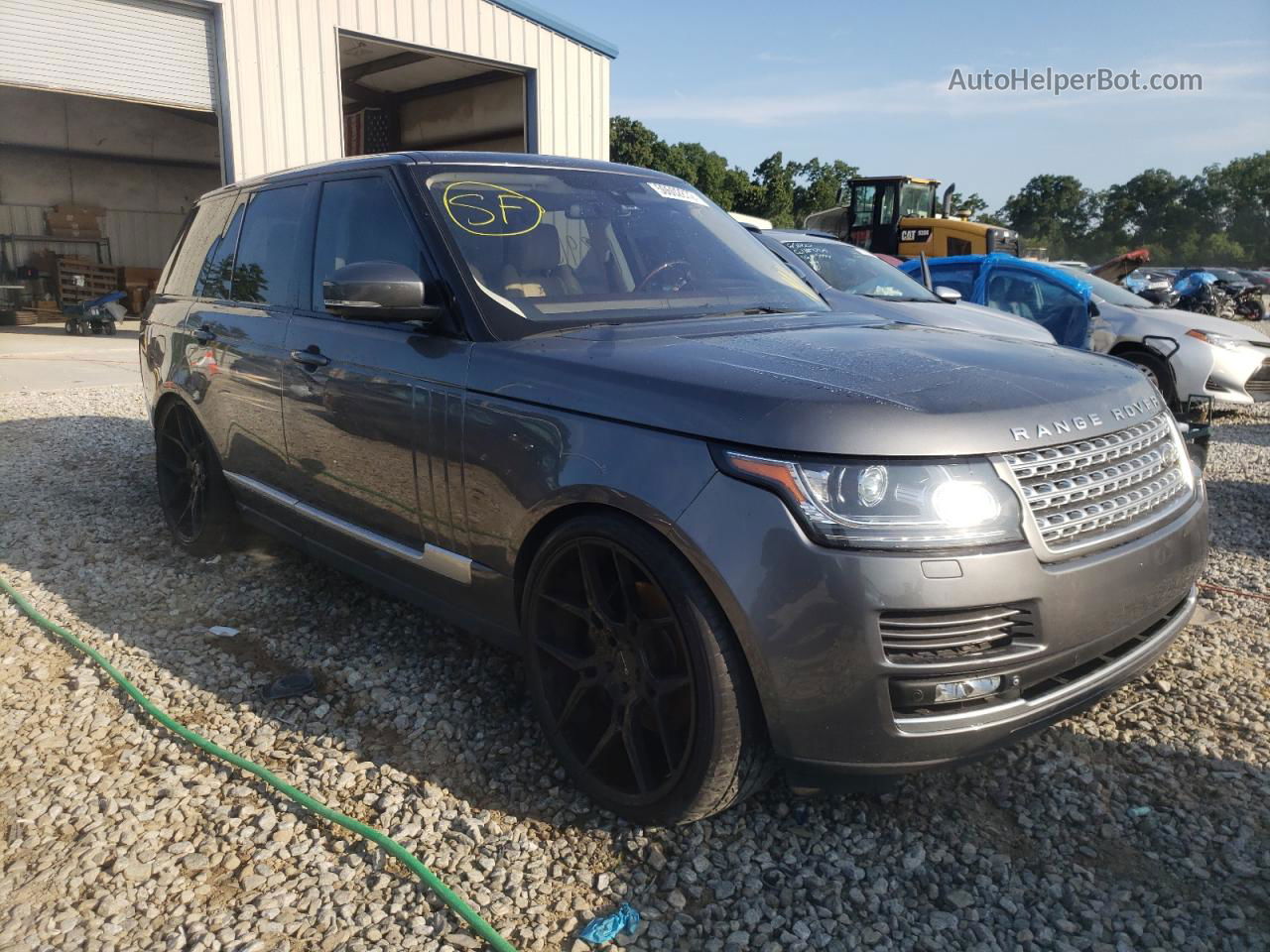 2014 Land Rover Range Rover Supercharged Charcoal vin: SALGS2TF1EA174951