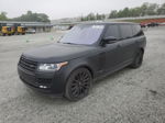 2017 Land Rover Range Rover Supercharged Черный vin: SALGS5FE9HA351206