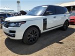 2017 Land Rover Range Rover Supercharged White vin: SALGS5FEXHA339517