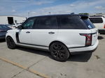 2017 Land Rover Range Rover Supercharged White vin: SALGS5FEXHA342207