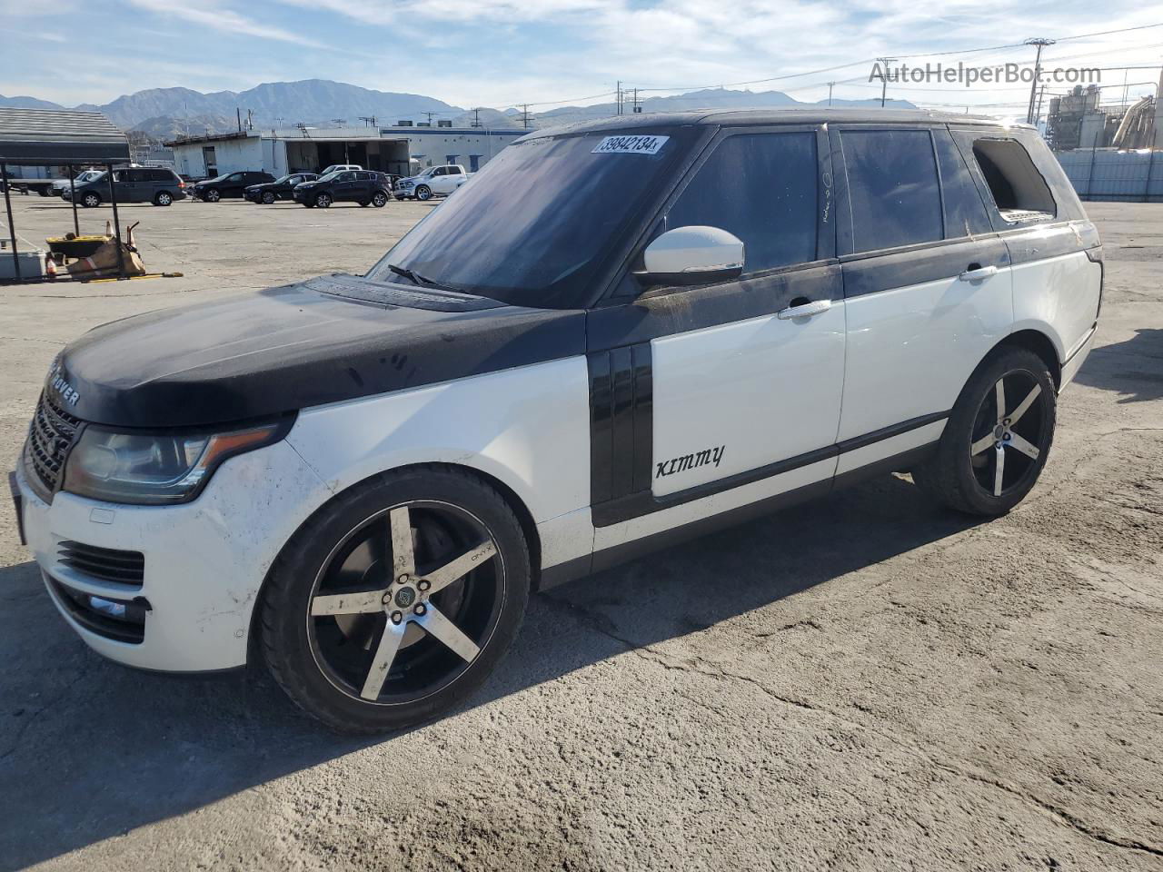 2014 Land Rover Range Rover Autobiography White vin: SALGV2EF2EA145625